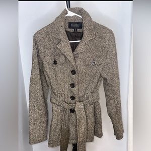 DONNYBROOK
Tweed Pattern Trench Coat
Size s
